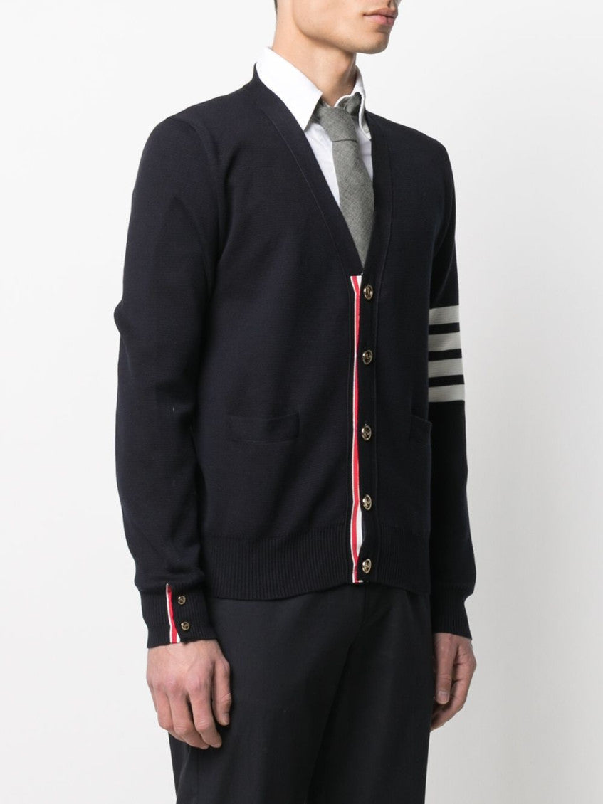 Navy Blue Cotton Cardigan 3