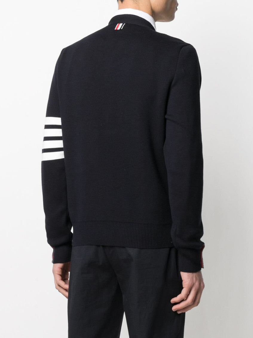 Navy Blue Cotton Cardigan 4