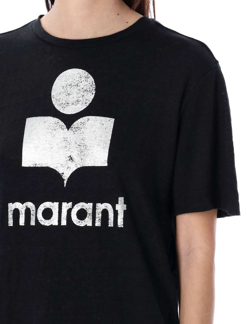 Black Linen Zewel T-shirt 3
