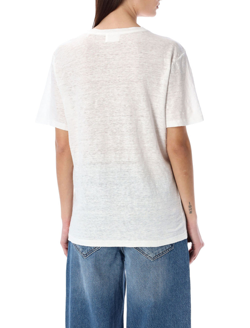 White Linen Zewel T-shirt 2