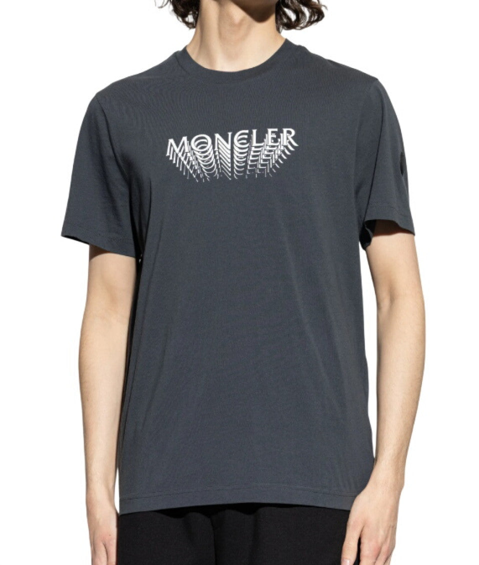 Grey Crew Neck T-Shirts 2