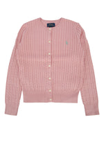 Kids Pink Knitted Sweater 1
