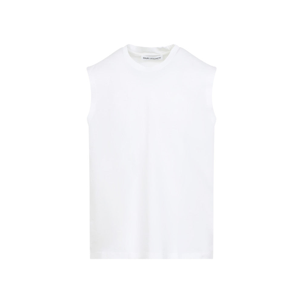 White Crew Neck T-Shirts 1