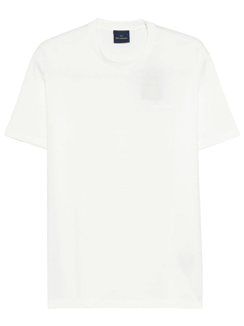 White Crew Neck T-Shirts 1