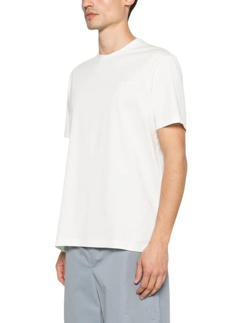 White Crew Neck T-Shirts 3