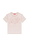 Light Pink Graphic Crew Neck T-Shirt 1
