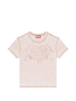 Light Pink Graphic Crew Neck T-Shirt 1