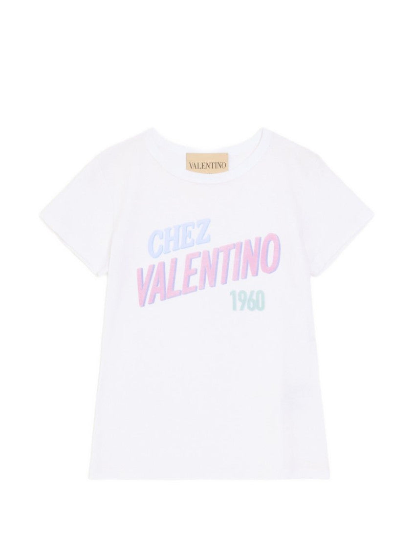 White Graphic Crew Neck T-Shirt 1