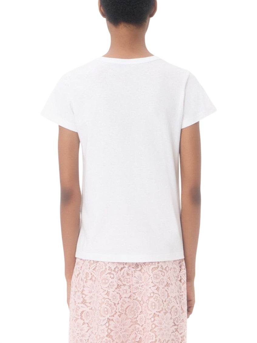 White Graphic Crew Neck T-Shirt 2