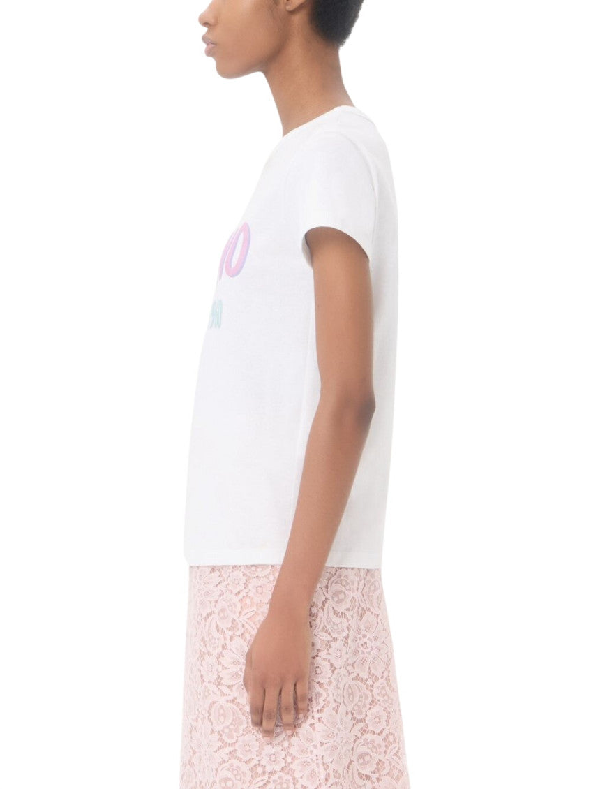 White Graphic Crew Neck T-Shirt 3