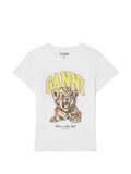 White Graphic Crew Neck T-Shirt 1