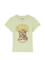 Light Green Graphic Cotton T-shirt 1