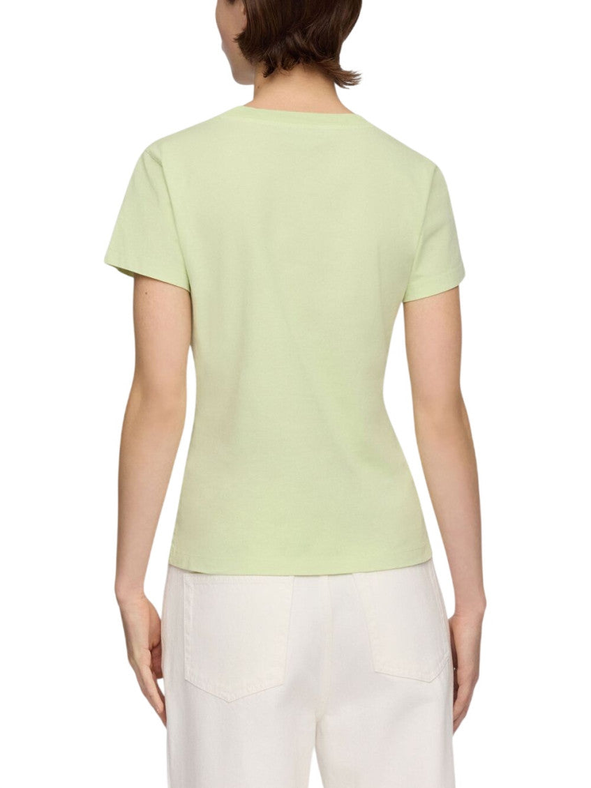 Light Green Graphic Cotton T-shirt 3