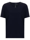 Navy Solid Round Neck T-Shirt 1