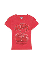 Red Graphic Crew Neck T-Shirt 1