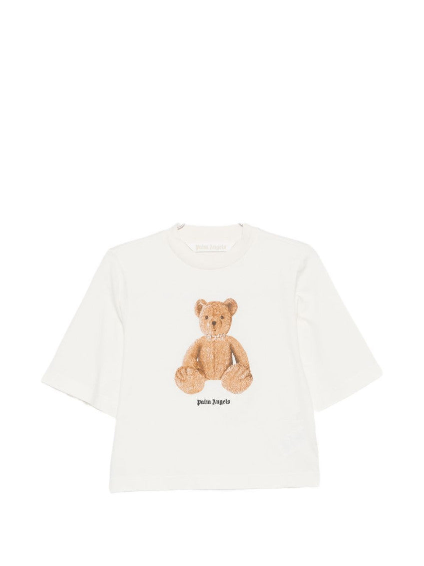 White Graphic Crew Neck T-Shirt 1