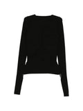 Black Solid Full Sleeves T-Shirt 1