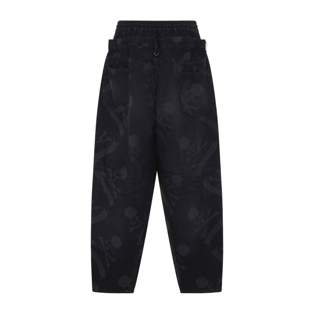 Black Loose High Rise Jeans 2