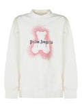 Kids White Graphic Sweater 1
