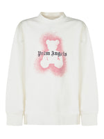 Kids White Graphic Sweater 1