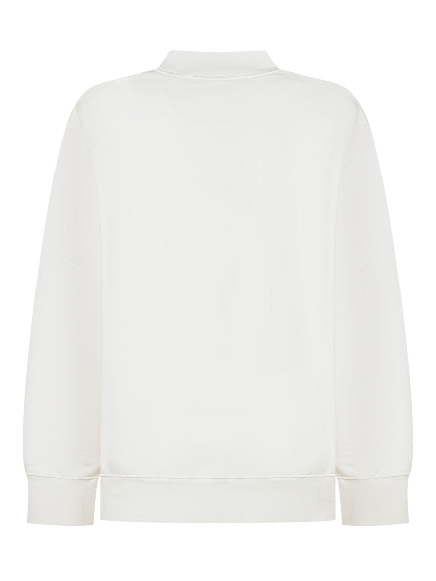 Kids White Graphic Sweater 2