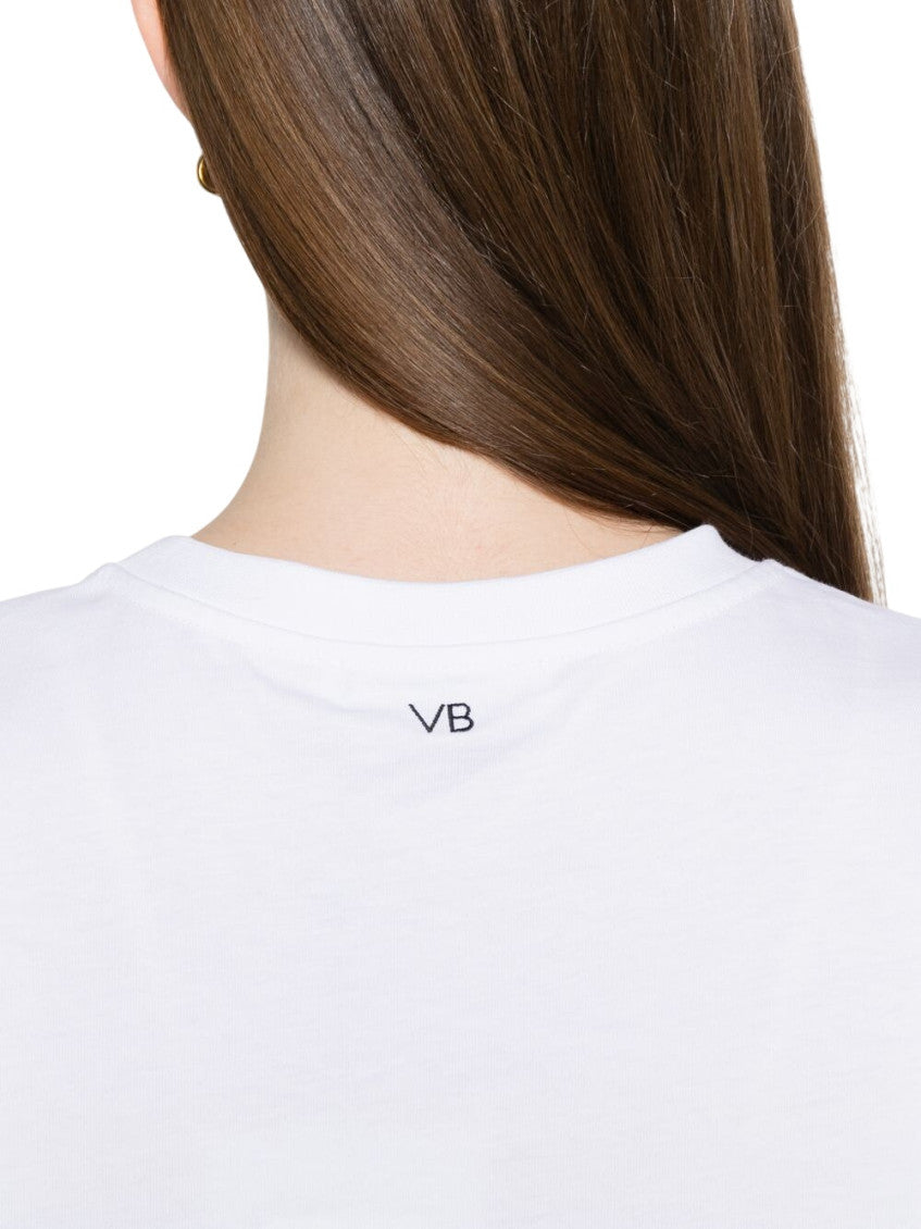 White Solid Crew Neck T-Shirt 5