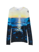 Multicolor Printed Crew Neck T-Shirt 1