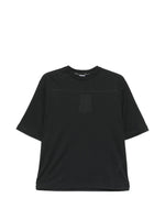 Black Solid Crew Neck T-Shirt 1