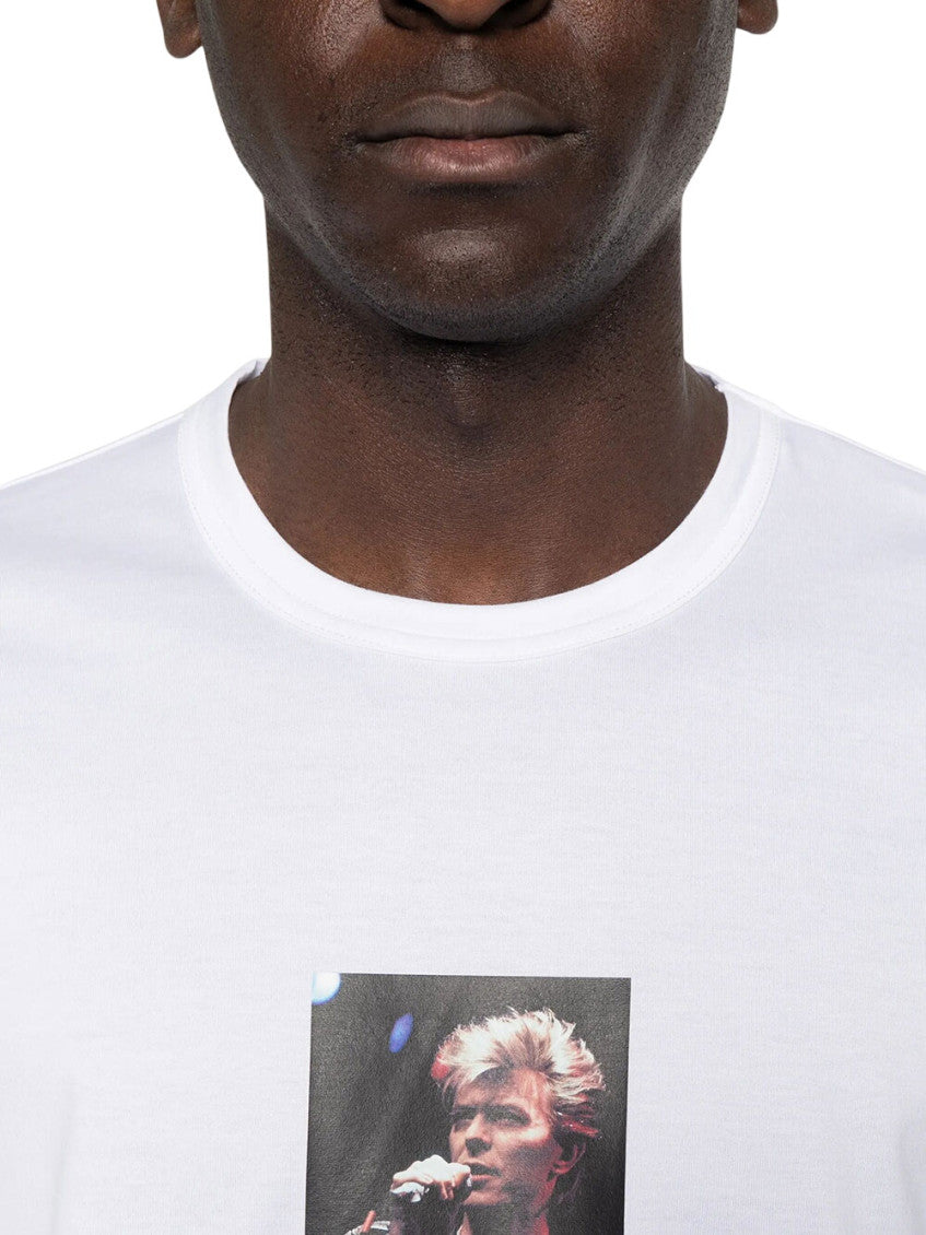 White Crew Neck T-Shirts 3