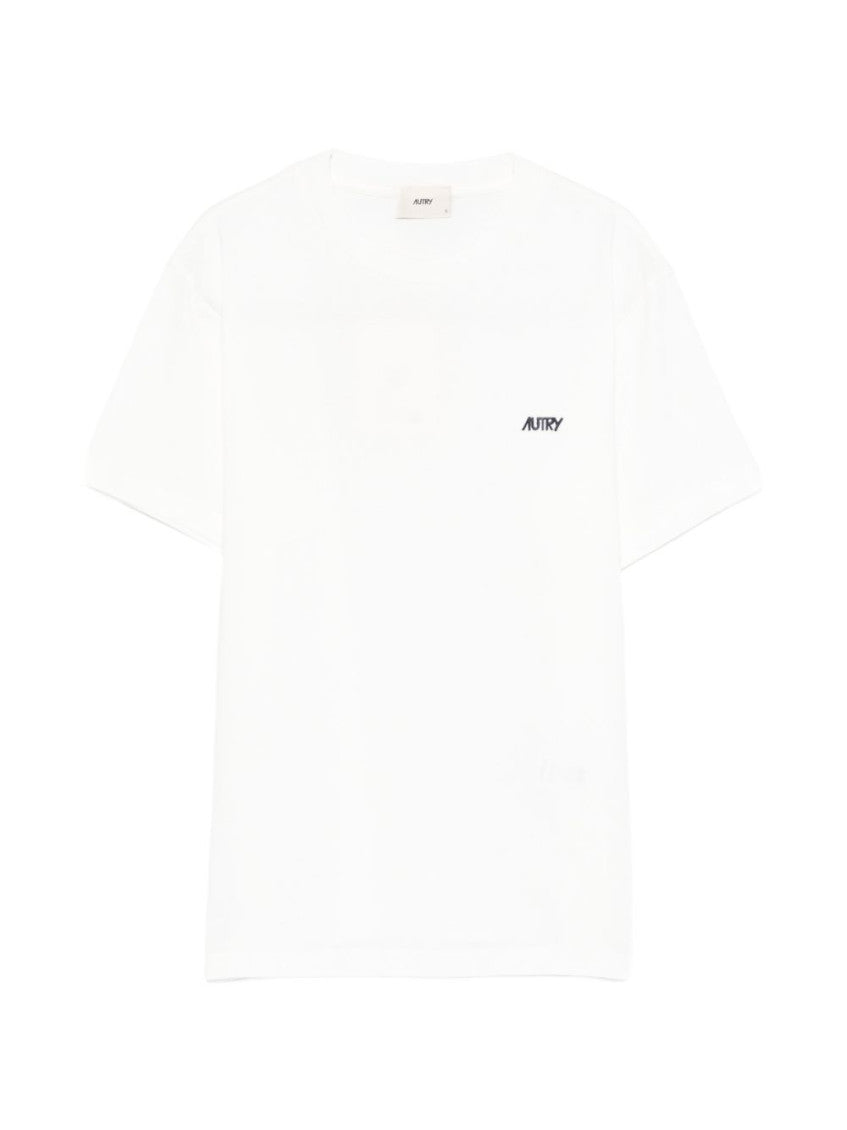 White Logo Crew Neck T-Shirt 1