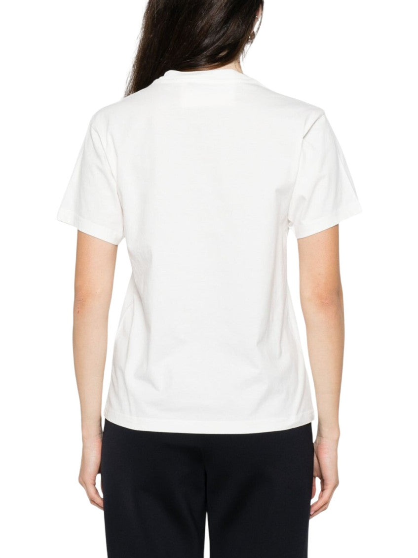 White Logo Crew Neck T-Shirt 3