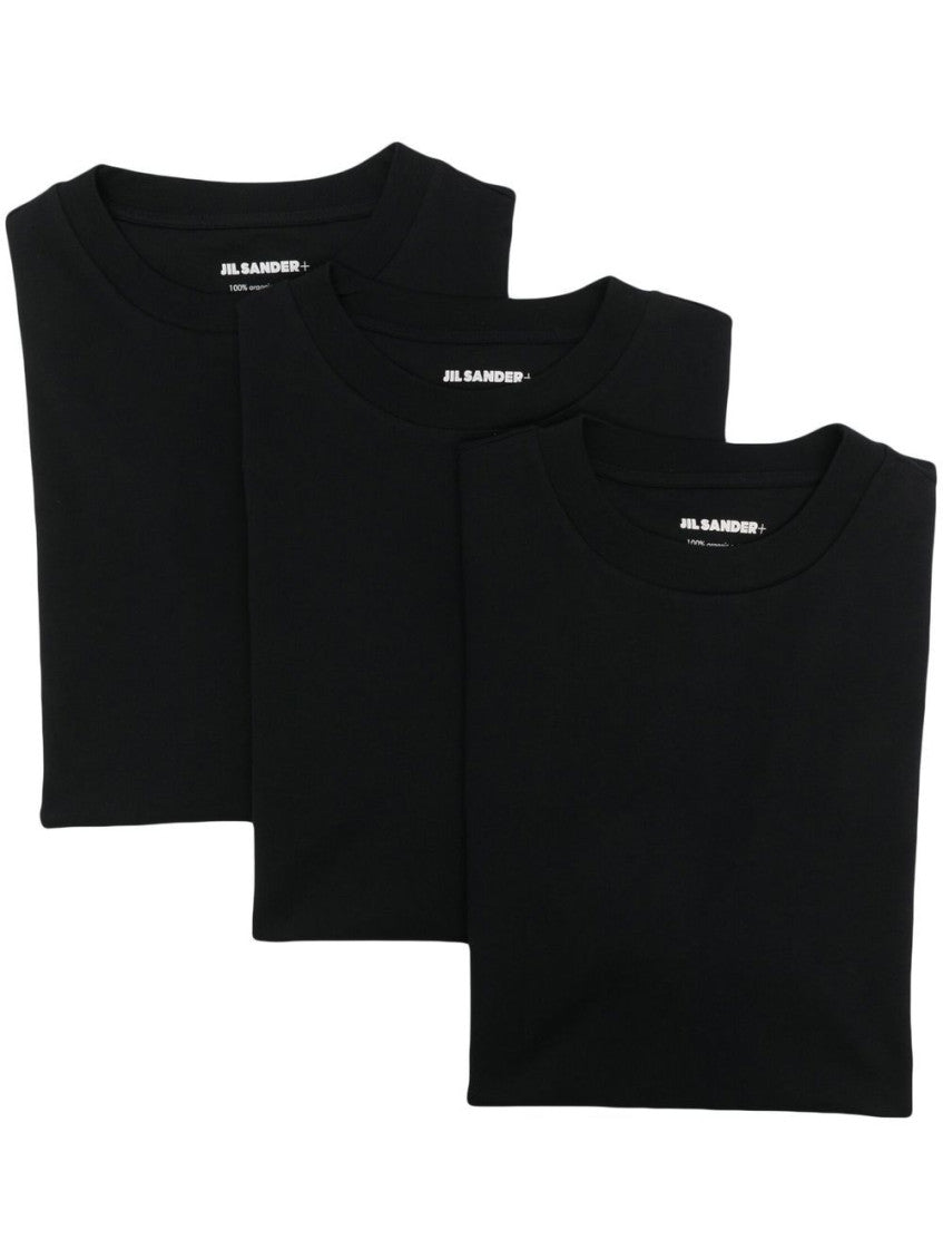 Black Crew Neck T-Shirts 1