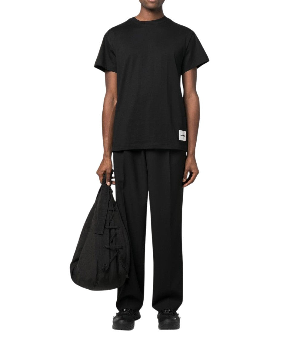 Black Crew Neck T-Shirts 2