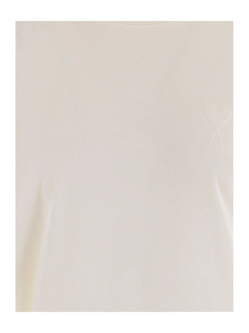White Crew Neck T-Shirt 3