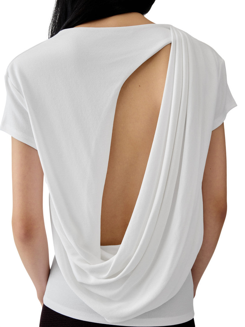White Crew Neck T-shirt 2
