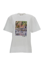 White Graphic Crew Neck T-Shirt 1