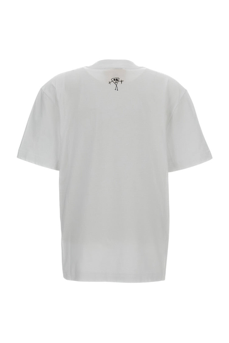 White Graphic Crew Neck T-Shirt 2
