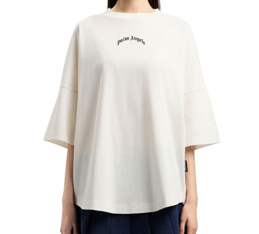 Off White Logo Crew Neck T-Shirt 2