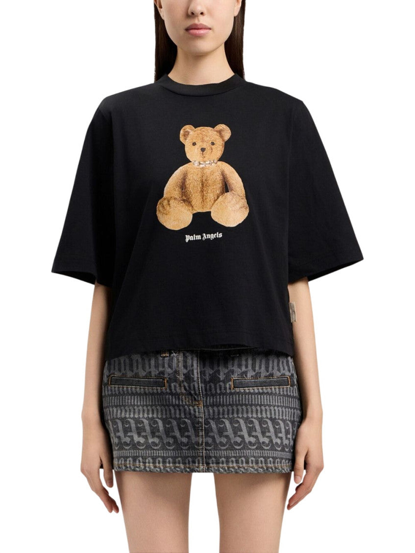 Black Graphic Crew Neck T-Shirt 1
