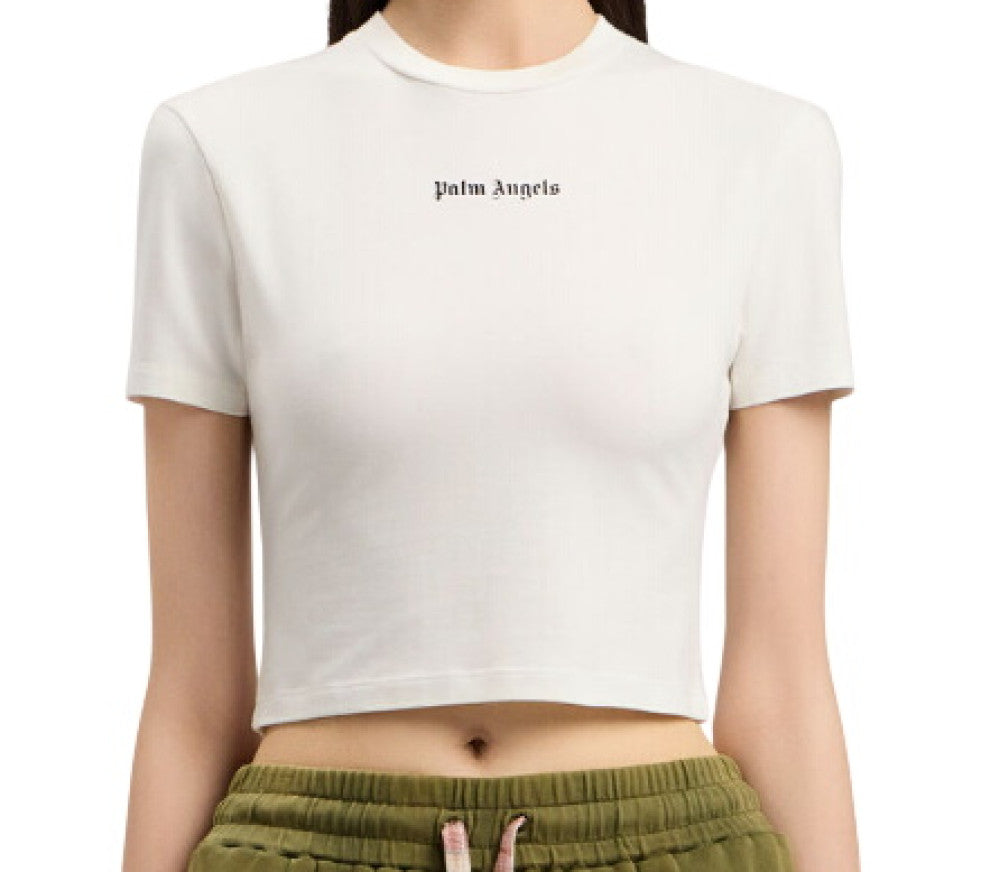 Off White Logo Crew Neck T-Shirt 2