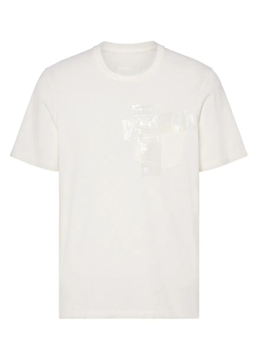 White Crew Neck T-Shirts 1