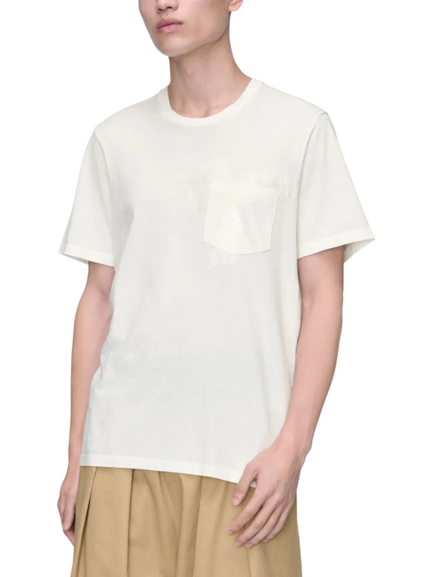 White Crew Neck T-Shirts 2