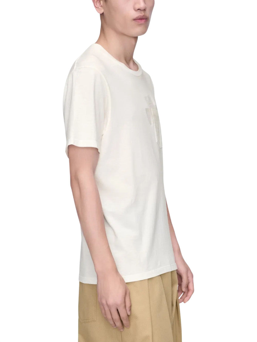 White Crew Neck T-Shirts 3
