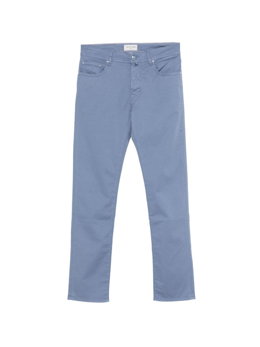 Blue Slim Mid Rise Jeans 1