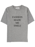 Grey Graphic Crew Neck T-Shirt 1