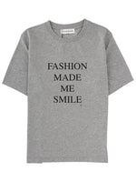 Grey Graphic Crew Neck T-Shirt 1