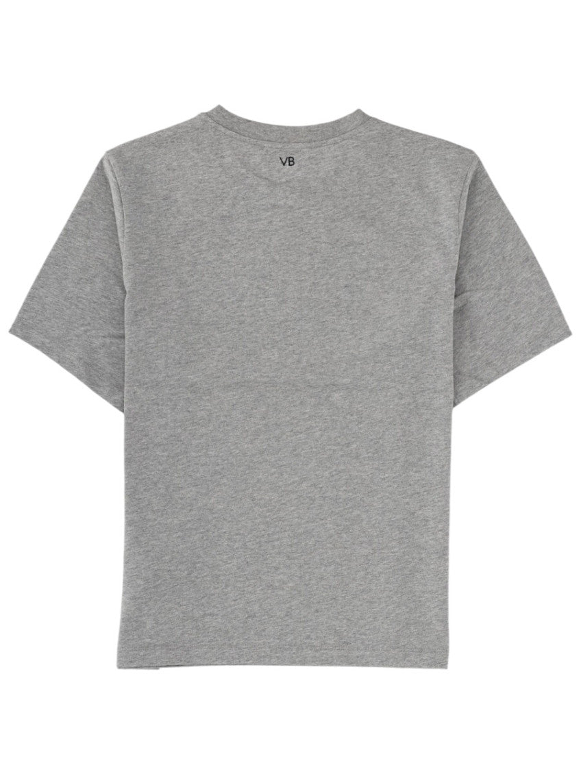Grey Graphic Crew Neck T-Shirt 2