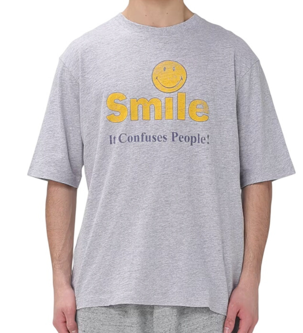 Grey Crew Neck T-Shirts 1