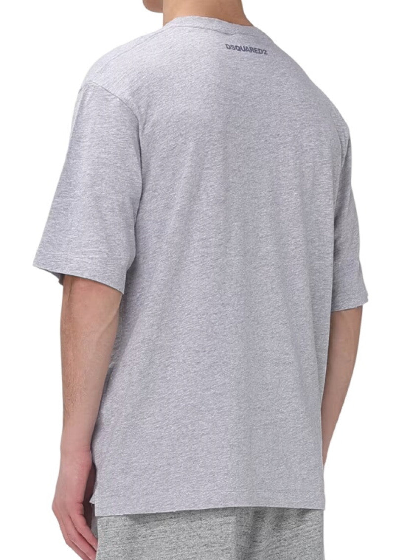 Grey Crew Neck T-Shirts 2