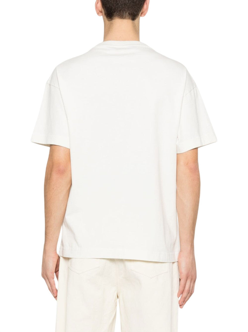 White Crew Neck T-Shirts 4
